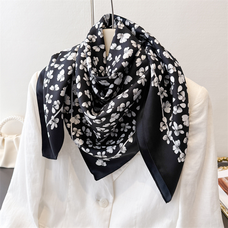 1pcs 90*90cm Floral Printed Co – Bandana Cotton recenzja i cena