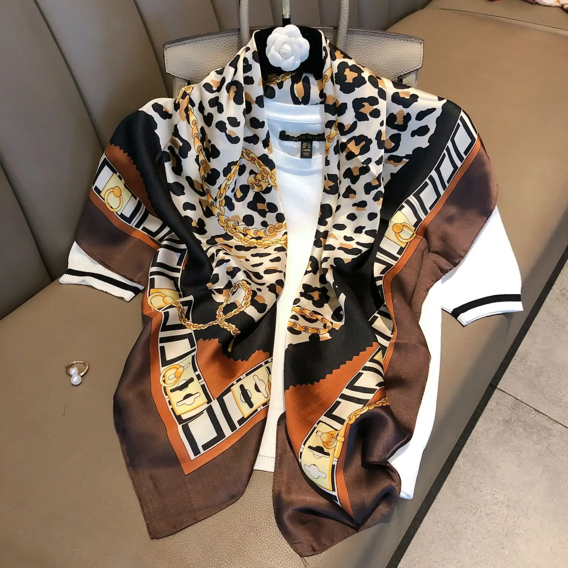 Light luxury 90 Silk scarf imi – Silk Tie Striped recenzja i cena