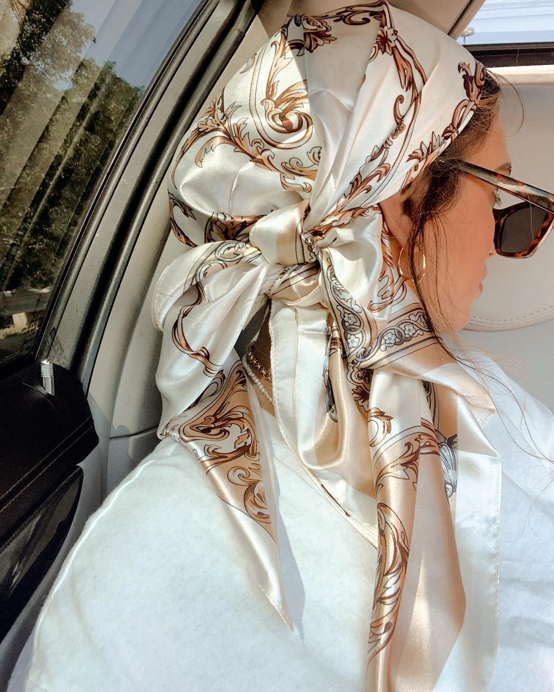 Satin Square Scarf Women Musli – Silk Neck Scarf recenzja i cena