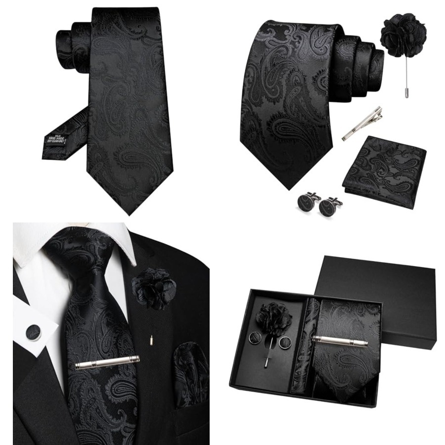 Mens Paisley Tie and Pocket Sq – Pocket Square Set recenzja i cena