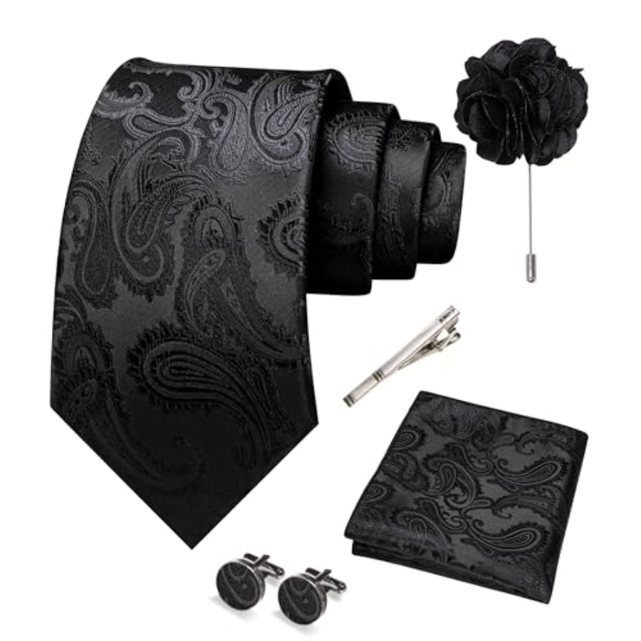 Mens Paisley Tie and Pocket Sq – Pocket Square Set recenzja i cena