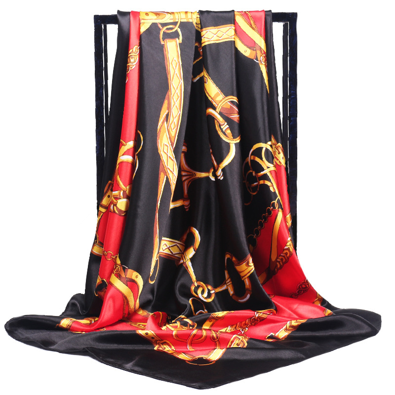 90*90cm Ladies Silk Scarf Band – Scarf Silk Square recenzja i cena