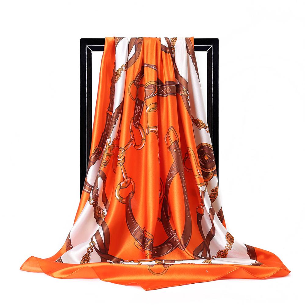 90*90cm Ladies Silk Scarf Band – Scarf Silk Square recenzja i cena