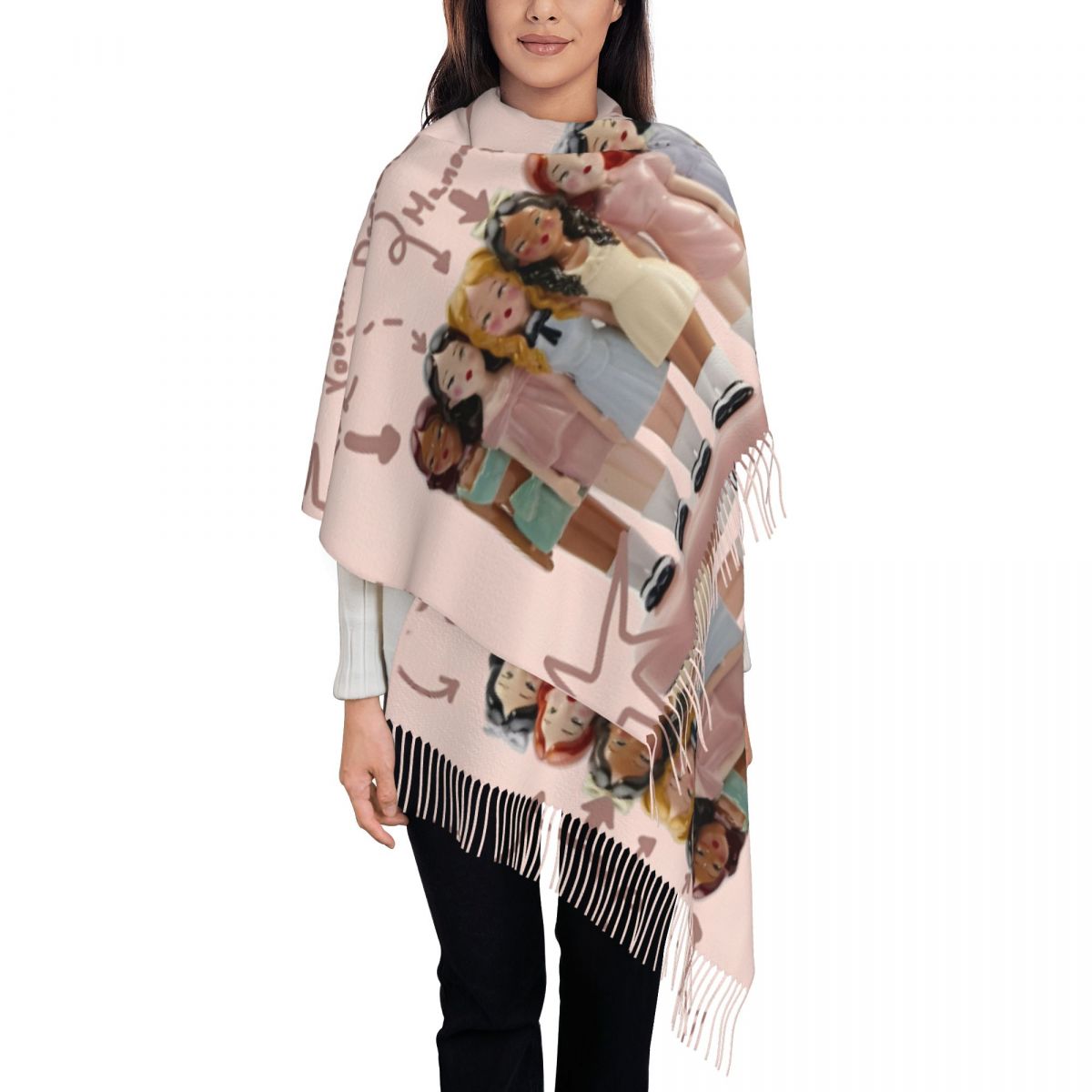 Katseye Kpop Idol Shawl Wrap W – Pashmina Wrap Large recenzja i cena