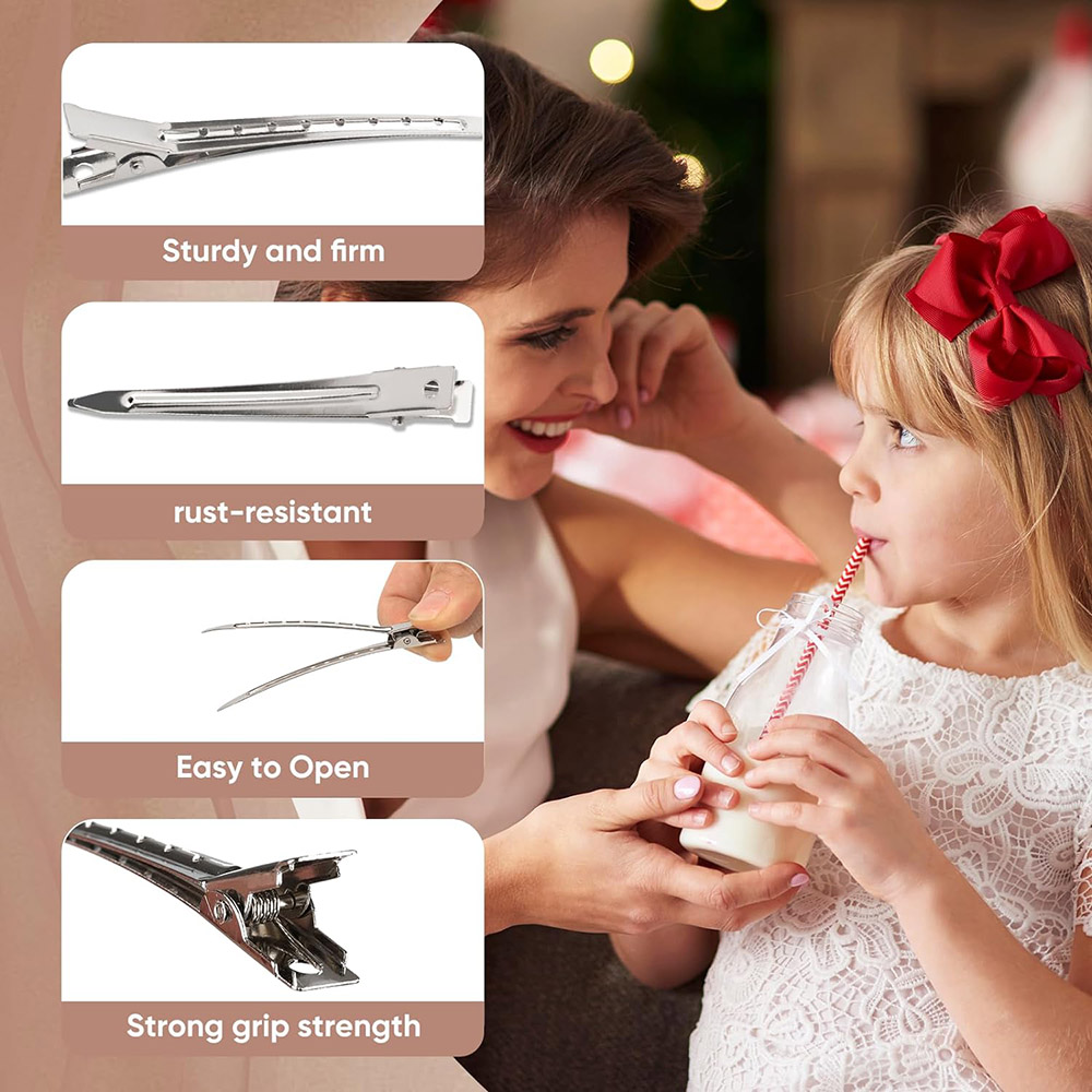 24pcs Silver Hair Clips For St – Tie Clip Silver recenzja i cena