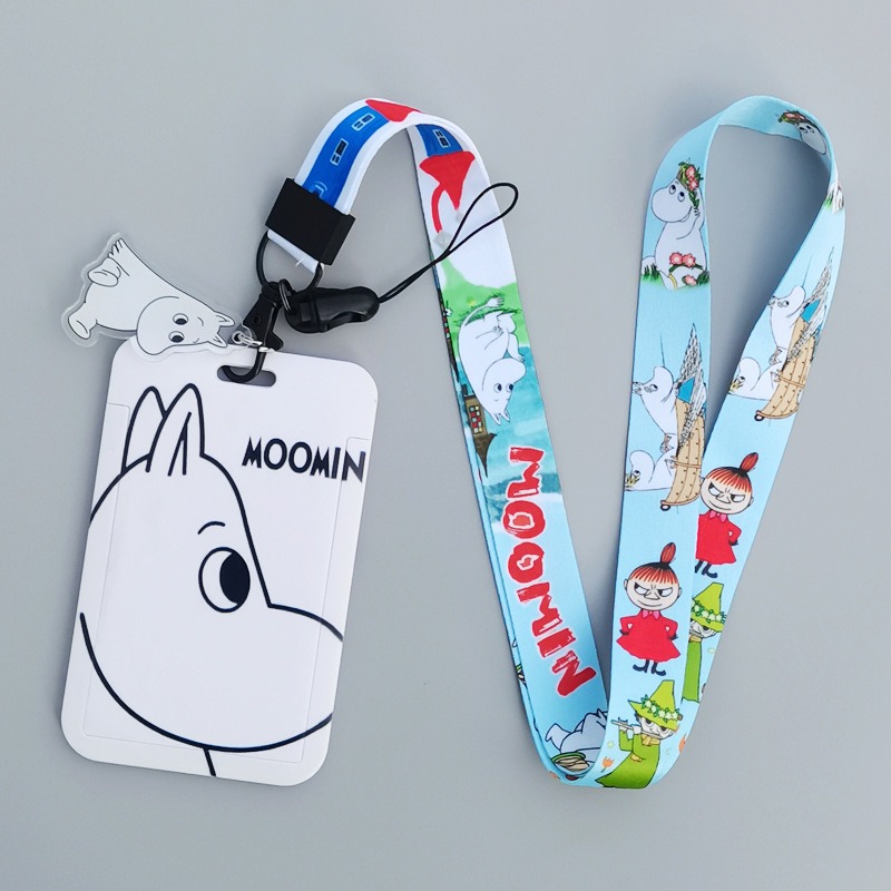 Moomin Cartoon Hard Card Holde – Lanyard Badge Holder recenzja i cena