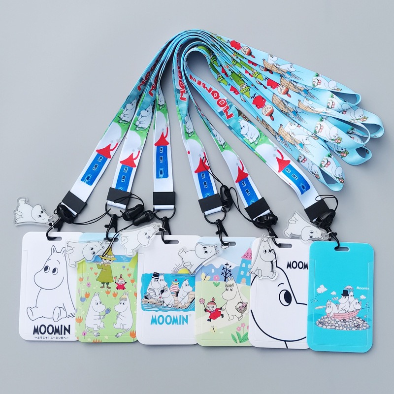 Moomin Cartoon Hard Card Holde – Lanyard Badge Holder recenzja i cena