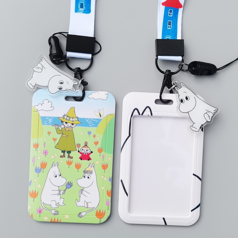 Moomin Cartoon Hard Card Holde – Lanyard Badge Holder recenzja i cena