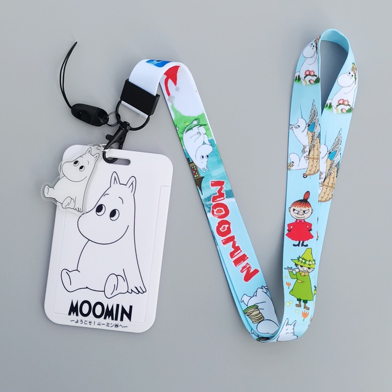Moomin Cartoon Hard Card Holde – Lanyard Badge Holder recenzja i cena