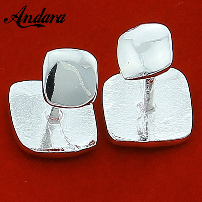 Hot Sale Silver Square Cufflin – Tie Clip Silver recenzja i cena
