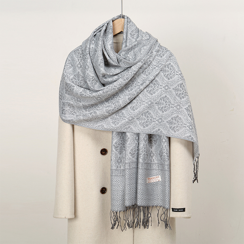 2024 Luxury Thick Cashmere Sca – Woven Scarf Blanket recenzja i cena