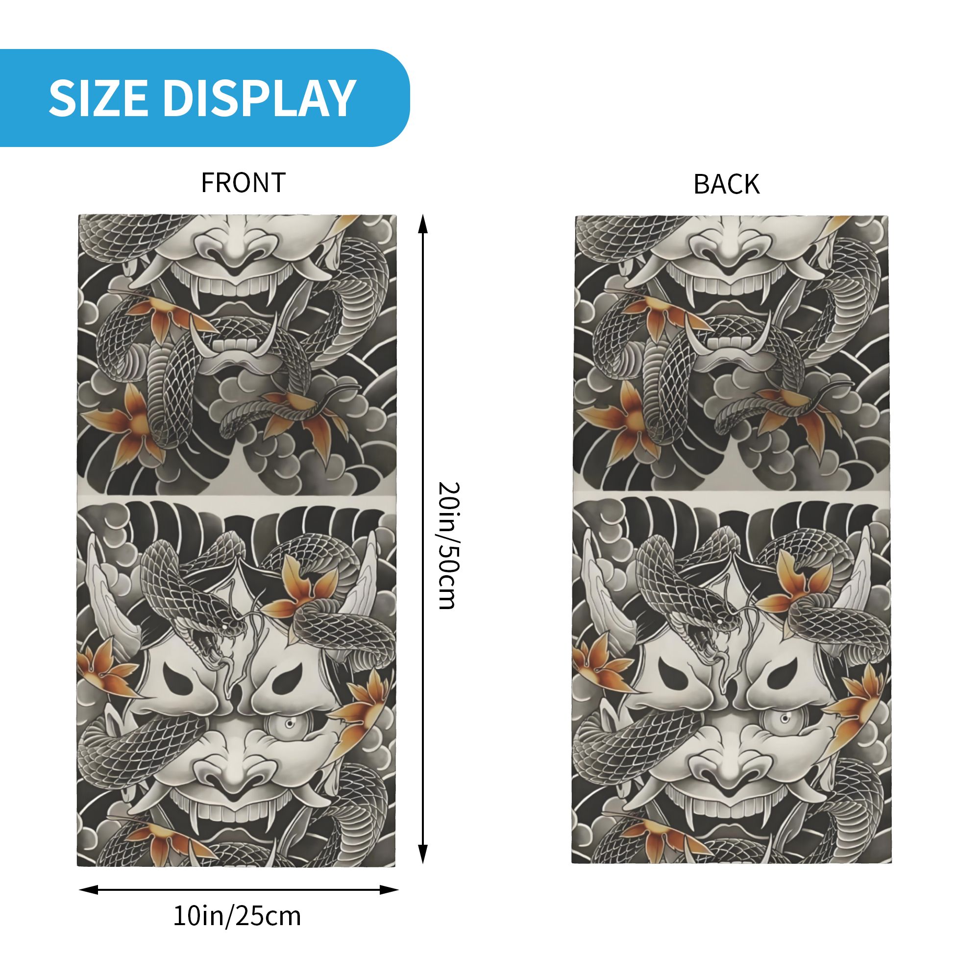 Custom Samurai Oni Demon Banda – Neck Warmer Tube recenzja i cena
