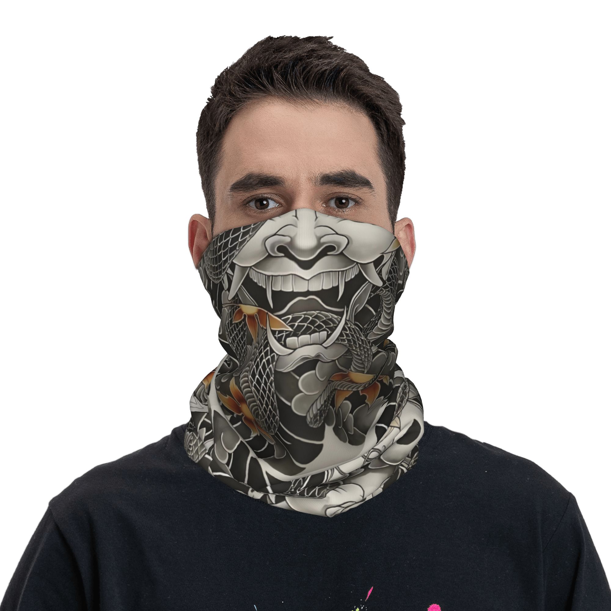 Custom Samurai Oni Demon Banda – Neck Warmer Tube recenzja i cena