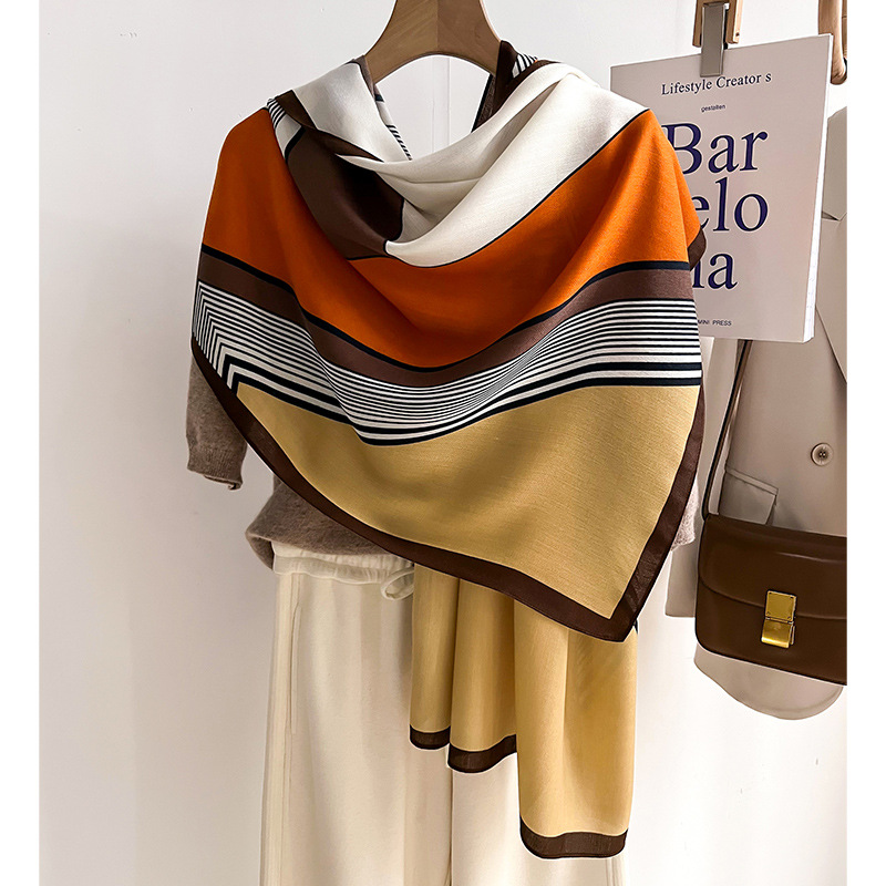 Luxury Brand Scarf  Wool Cotto – Pashmina Wrap Large recenzja i cena