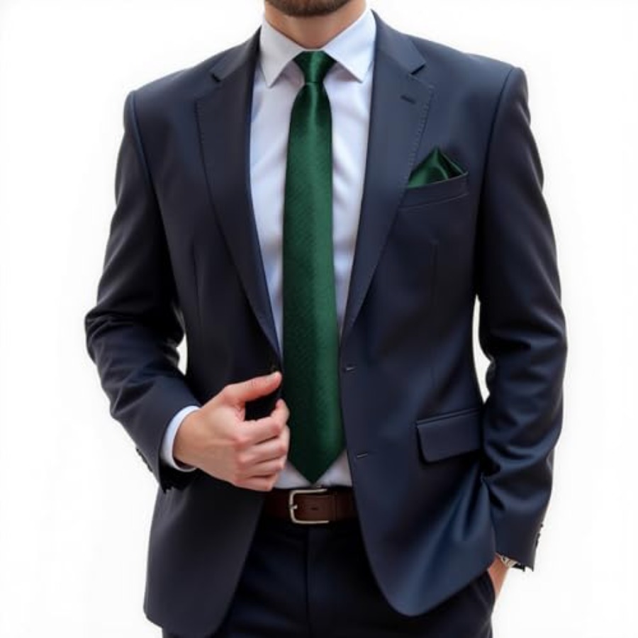 Silk Zipper Ties for Men,Paisl – Pocket Square Set recenzja i cena