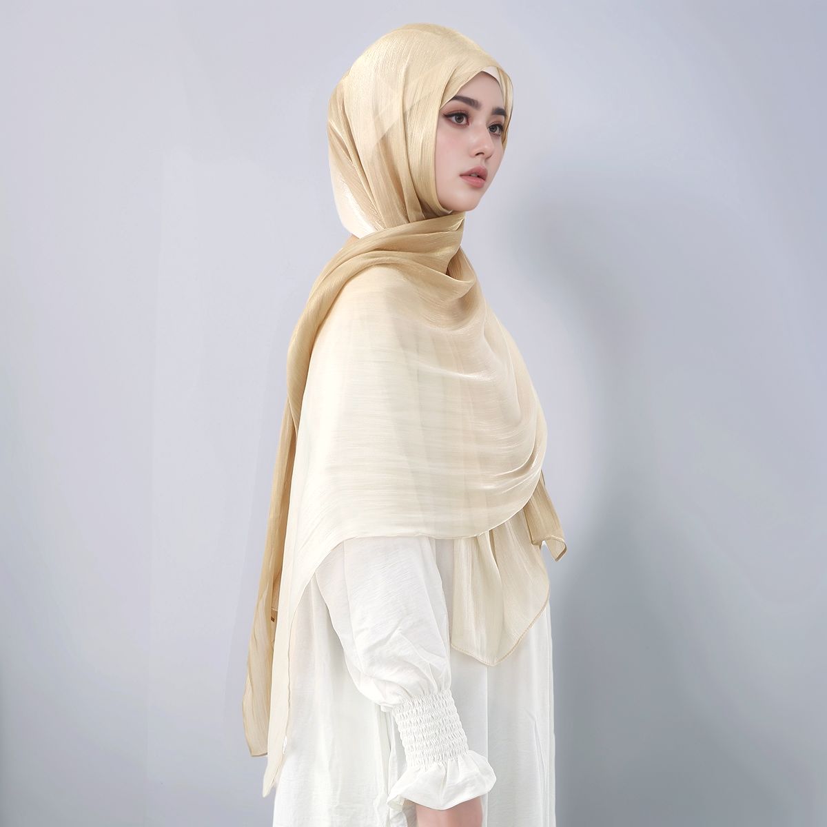 Gradient Twinkle Silk Hijab Sc – Head Wrap Turban recenzja i cena