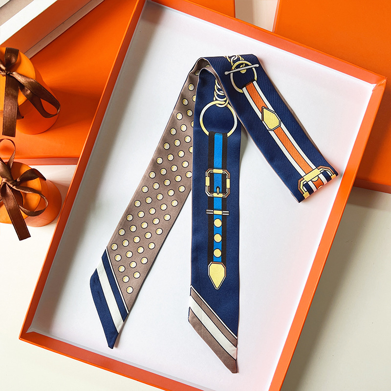 Women Scarf Skinny Silk Scarf  – Silk Neck Scarf recenzja i cena