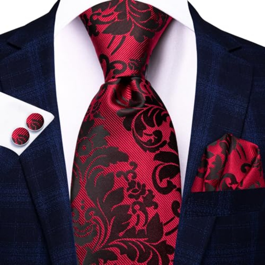Silk Ties for Men Plaid Paisle – Silk Tie Striped recenzja i cena