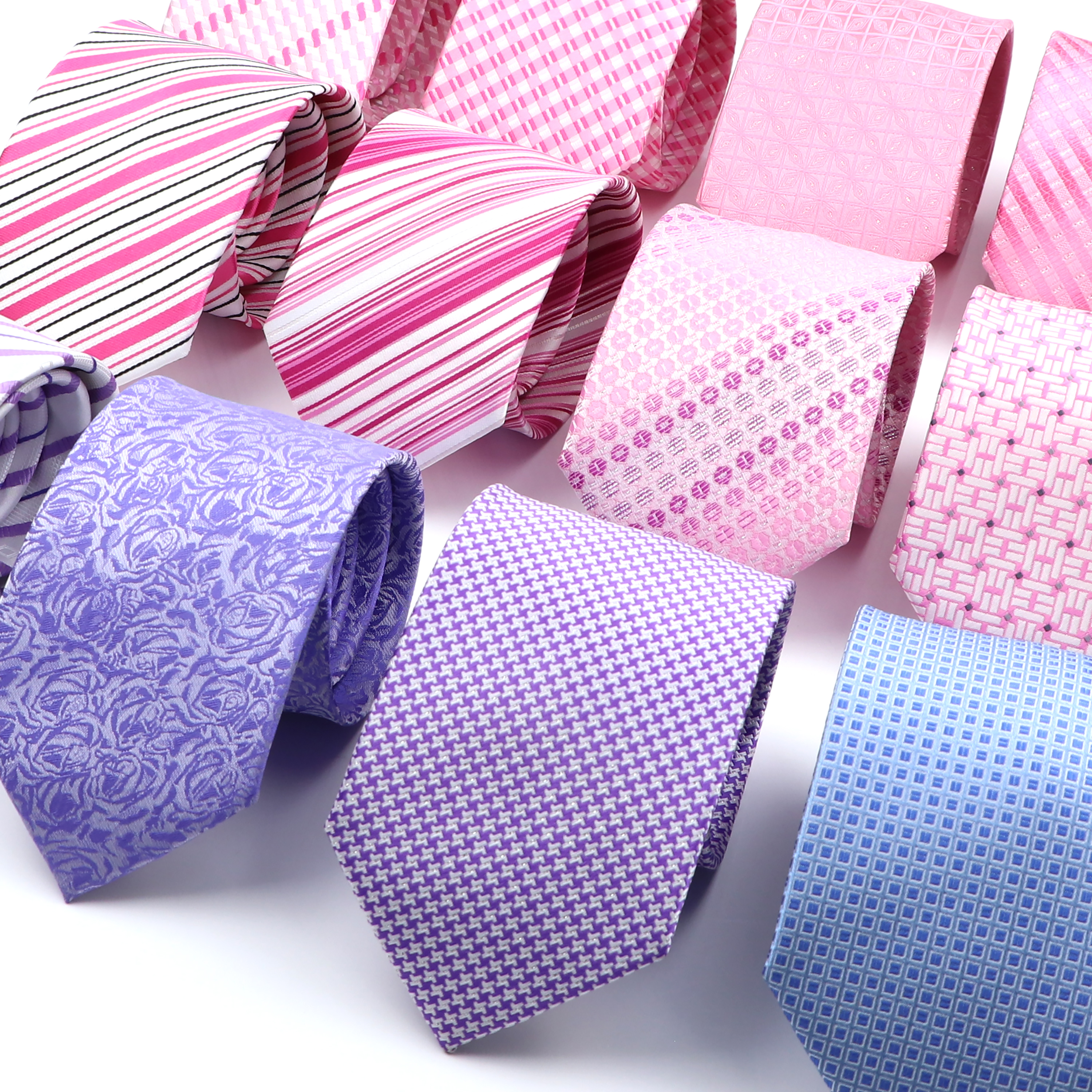 New Bright Pink Men Ties Class – Skinny Tie Men recenzja i cena