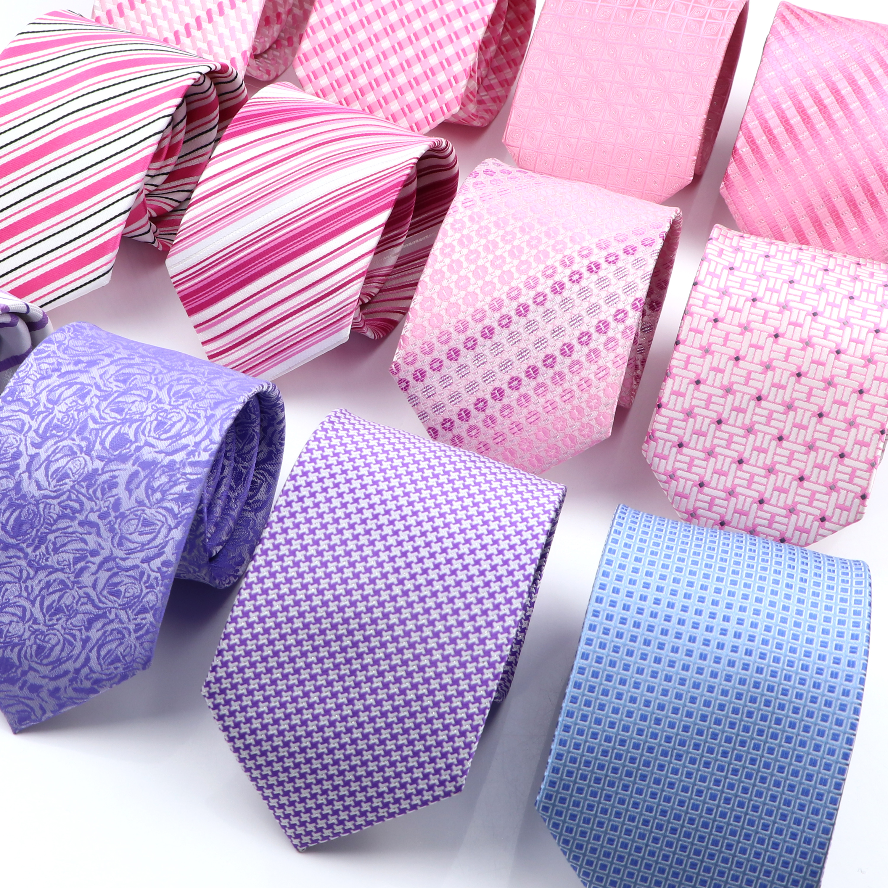 New Bright Pink Men Ties Class – Skinny Tie Men recenzja i cena