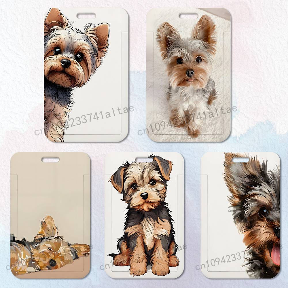 Yorkshire Terrier Dog Card Hol – Lanyard Badge Holder recenzja i cena