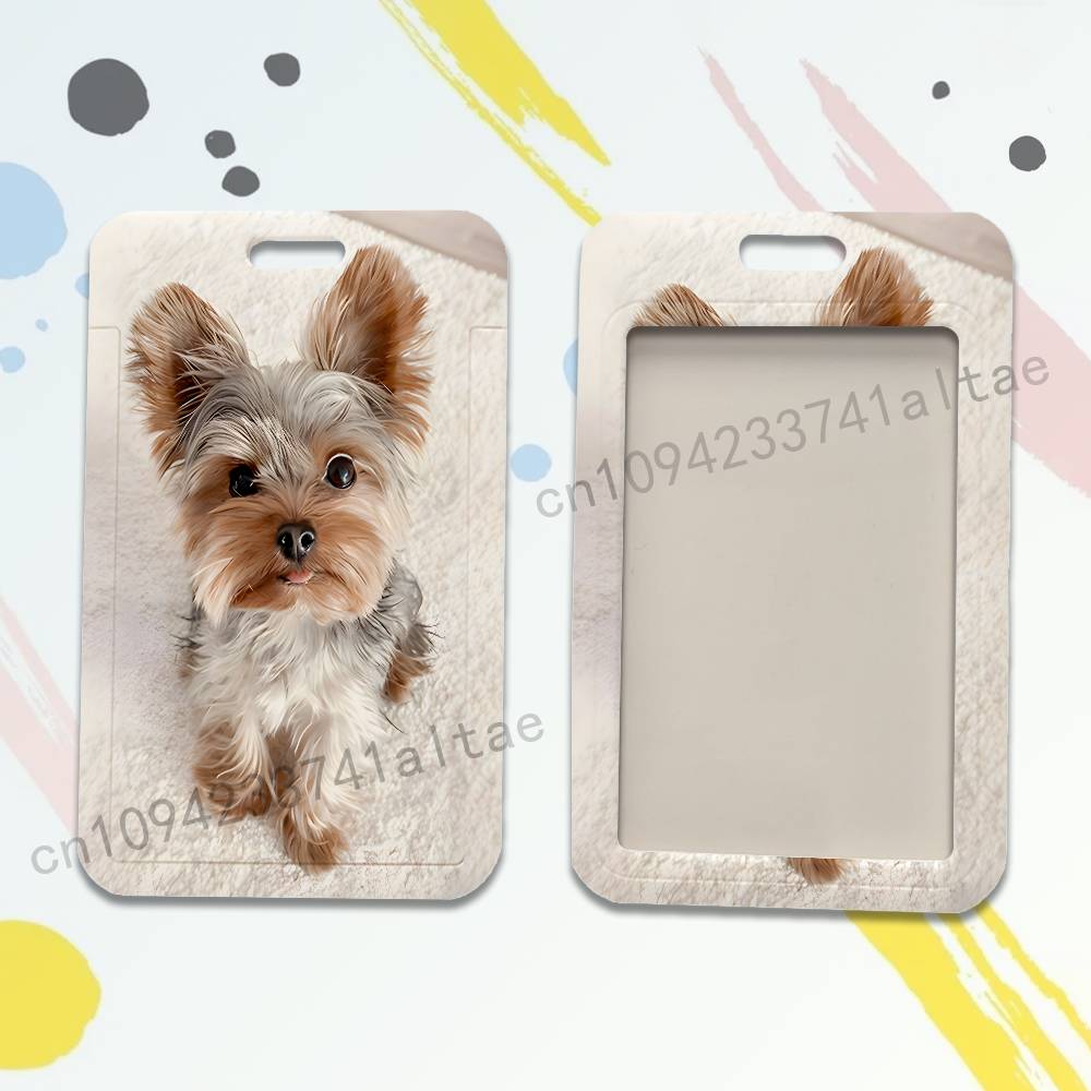 Yorkshire Terrier Dog Card Hol – Lanyard Badge Holder recenzja i cena