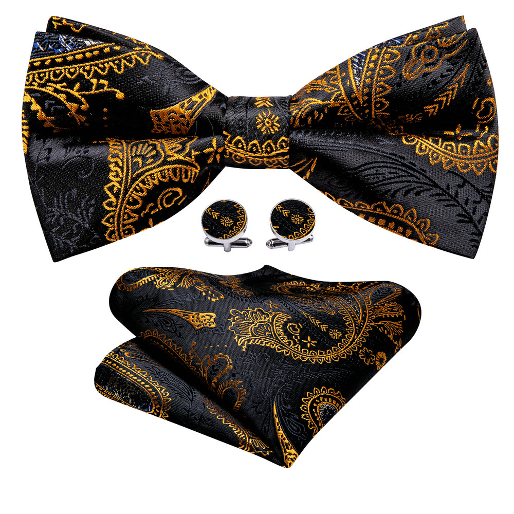Barry.Wang Silk Mens Bow Tie B – Bow Tie Pre Tied recenzja i cena