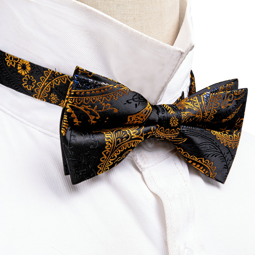 Barry.Wang Silk Mens Bow Tie B – Bow Tie Pre Tied recenzja i cena