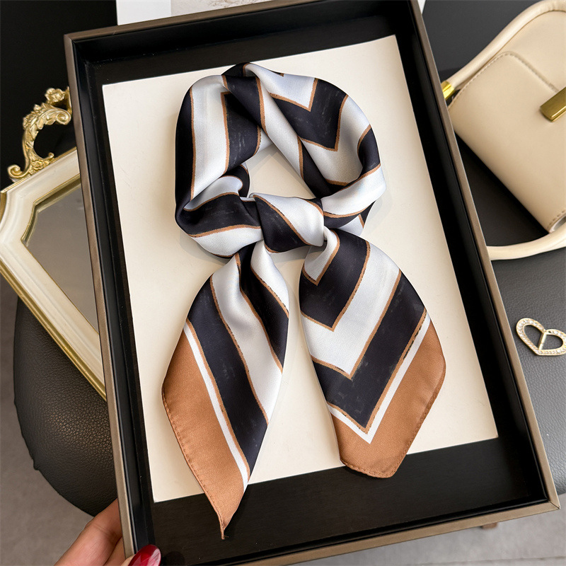 Satin Silk Geometric Stripe Pr – Silk Tie Striped recenzja i cena