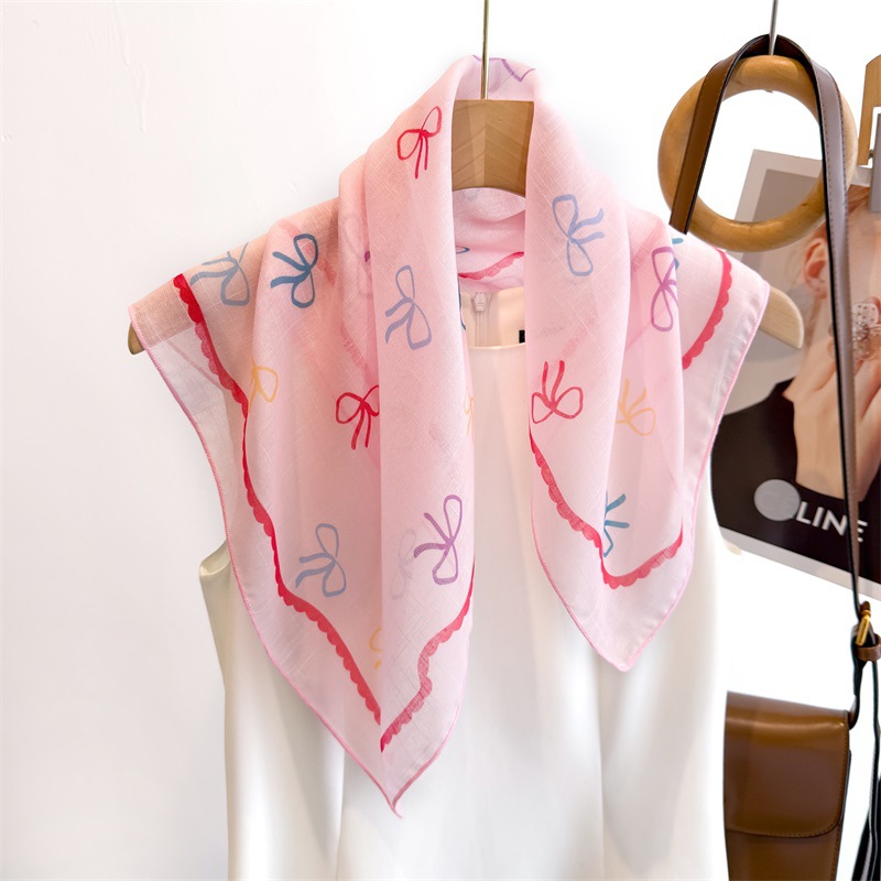 50cm Cotton Linen Square Scarf – Bandana Cotton recenzja i cena