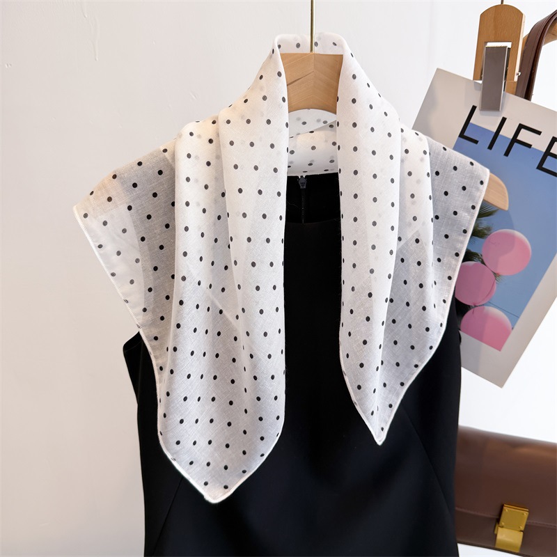 50cm Cotton Linen Square Scarf – Bandana Cotton recenzja i cena
