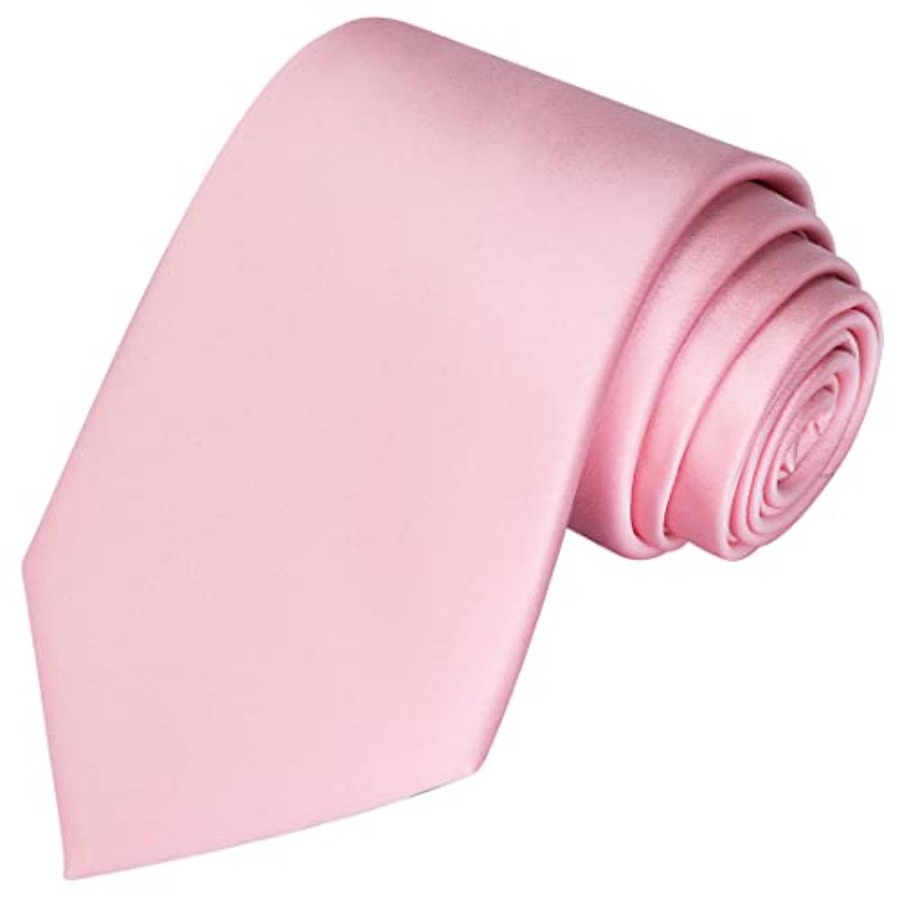 Satin Tie Set Solid Ties Mens  – Pocket Square Set recenzja i cena