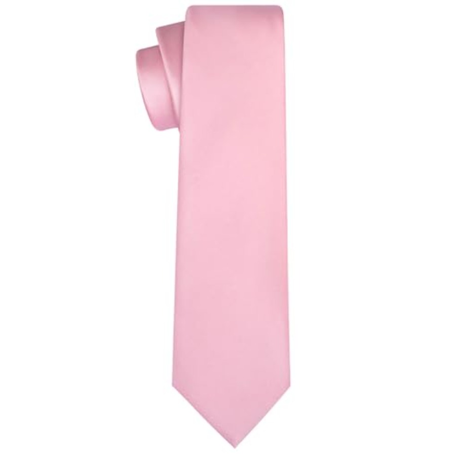 Satin Tie Set Solid Ties Mens  – Pocket Square Set recenzja i cena