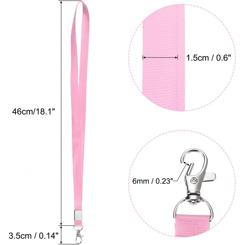 Neck Lanyards, Flat Strap Lany – Lanyard Badge Holder recenzja i cena
