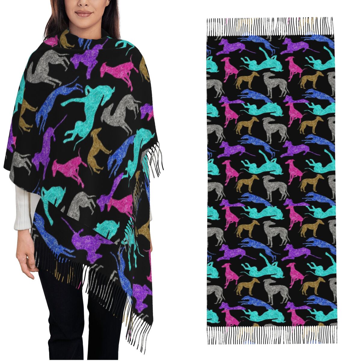Greyt Greyhound Combo Scarf Wa – Pashmina Wrap Large recenzja i cena