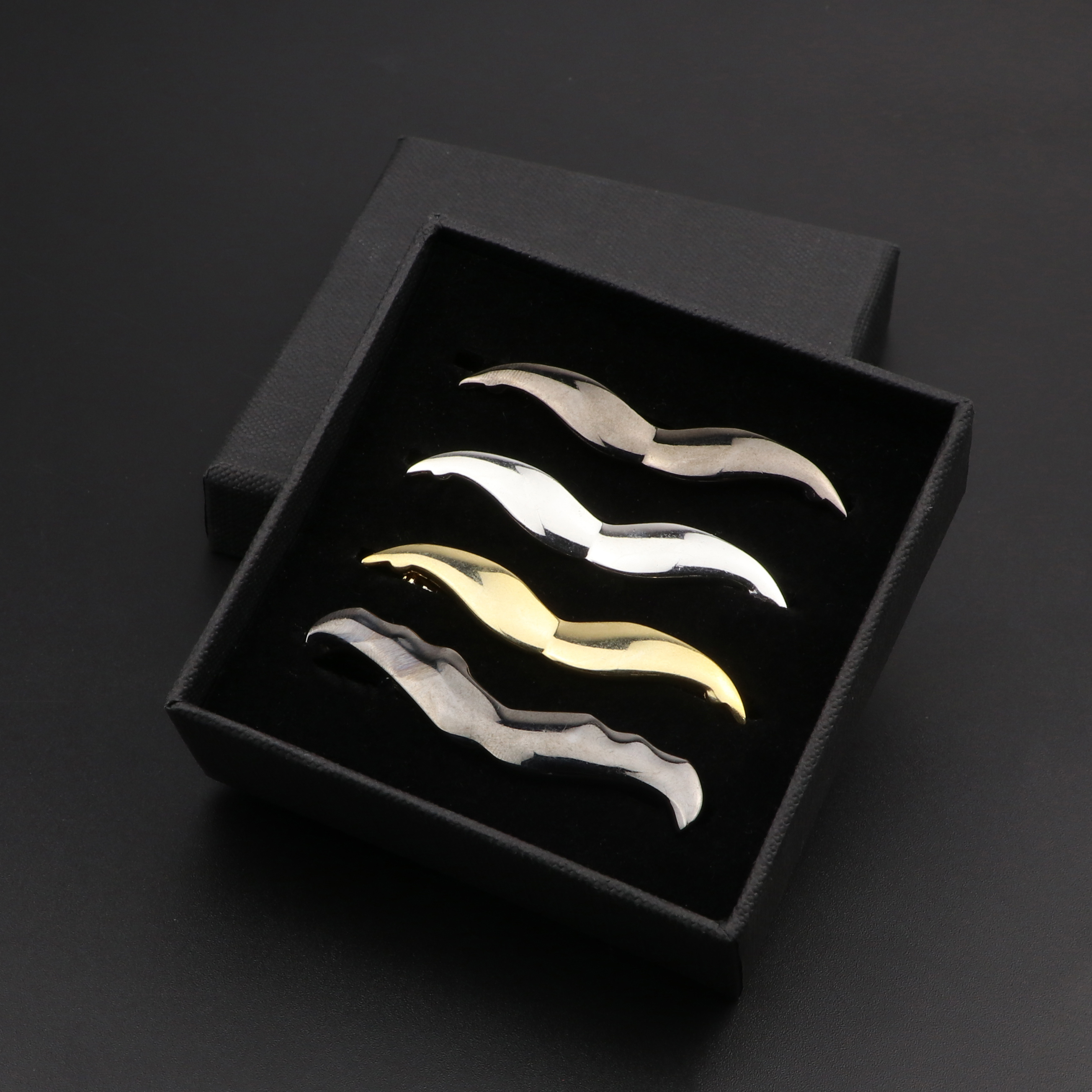 Fashion Metal Men Tie Clip Set – Tie Bar Set Gift recenzja i cena