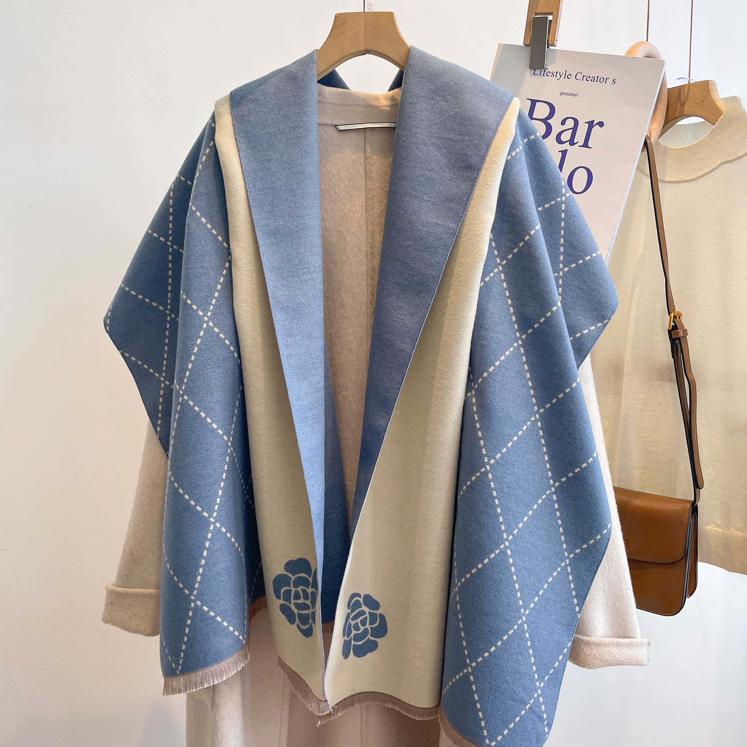 2023 Designer Cashmere Scarf W – Woven Scarf Blanket recenzja i cena