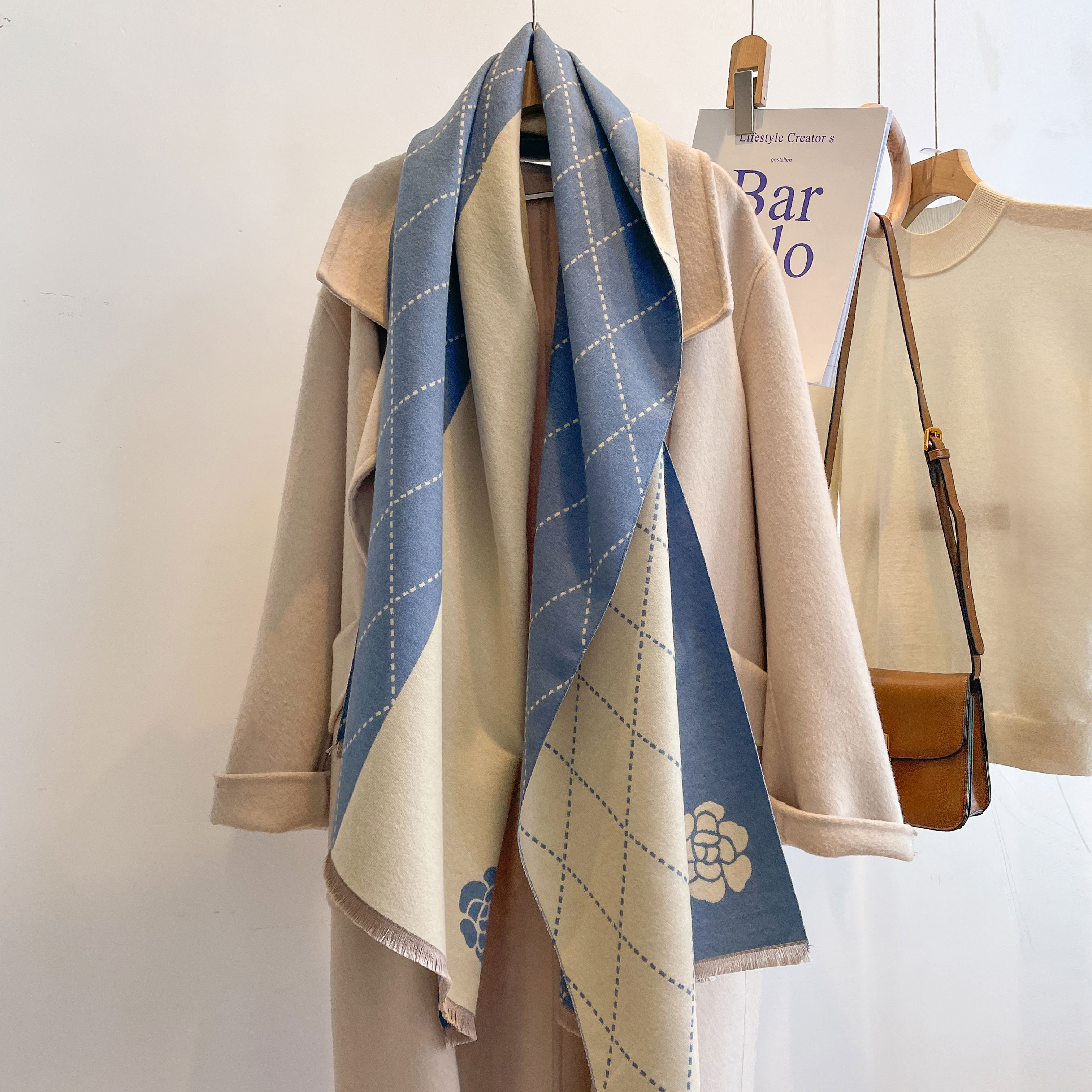 2023 Designer Cashmere Scarf W – Woven Scarf Blanket recenzja i cena