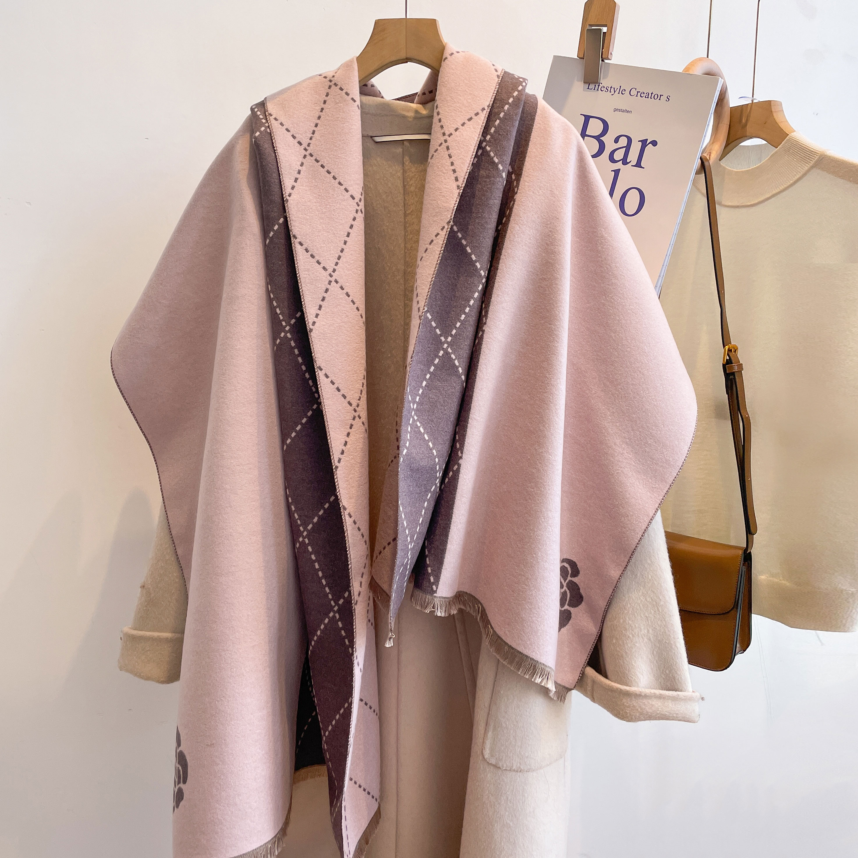 2023 Designer Cashmere Scarf W – Woven Scarf Blanket recenzja i cena