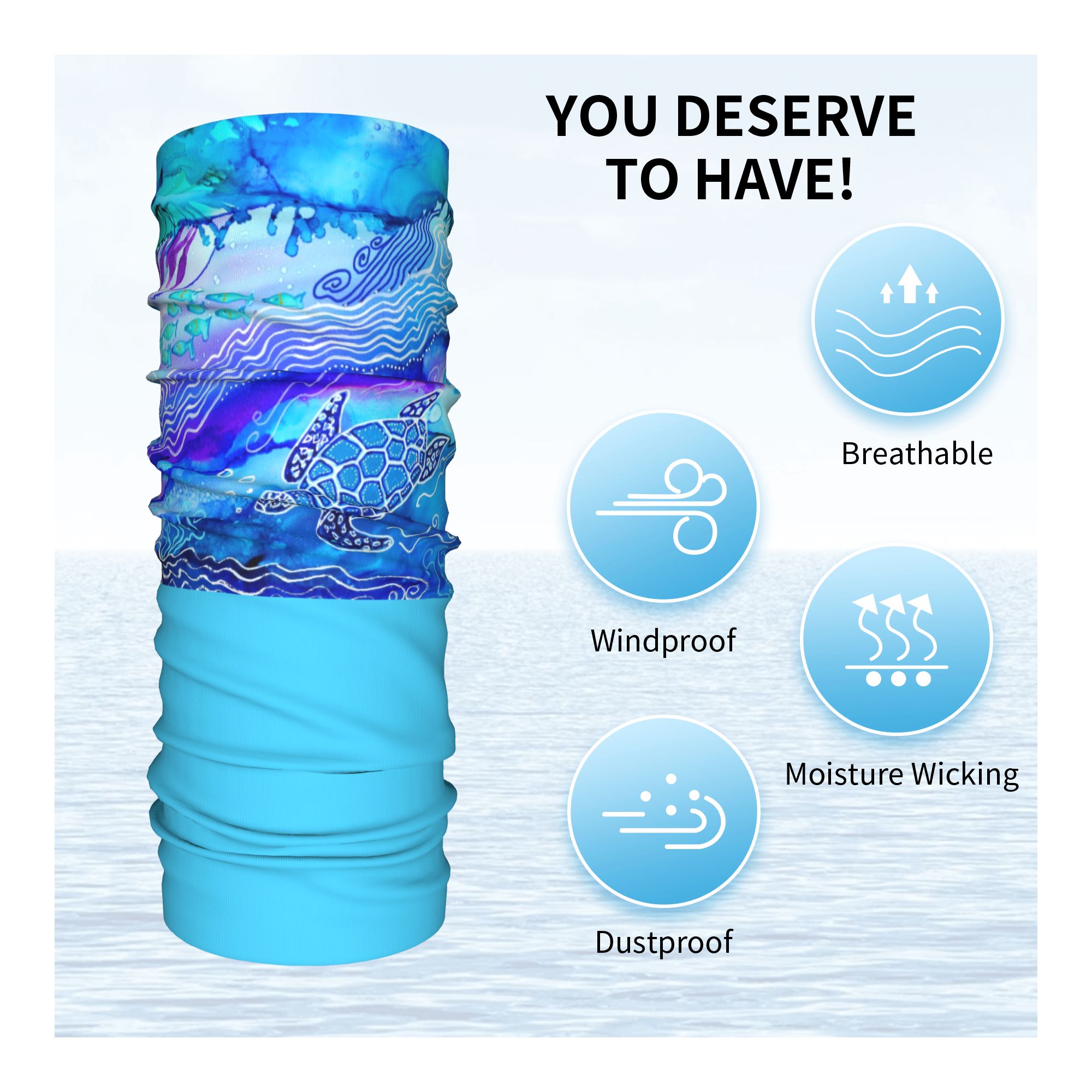 Custom Ocean Turtle Dive Winte – Neck Warmer Tube recenzja i cena