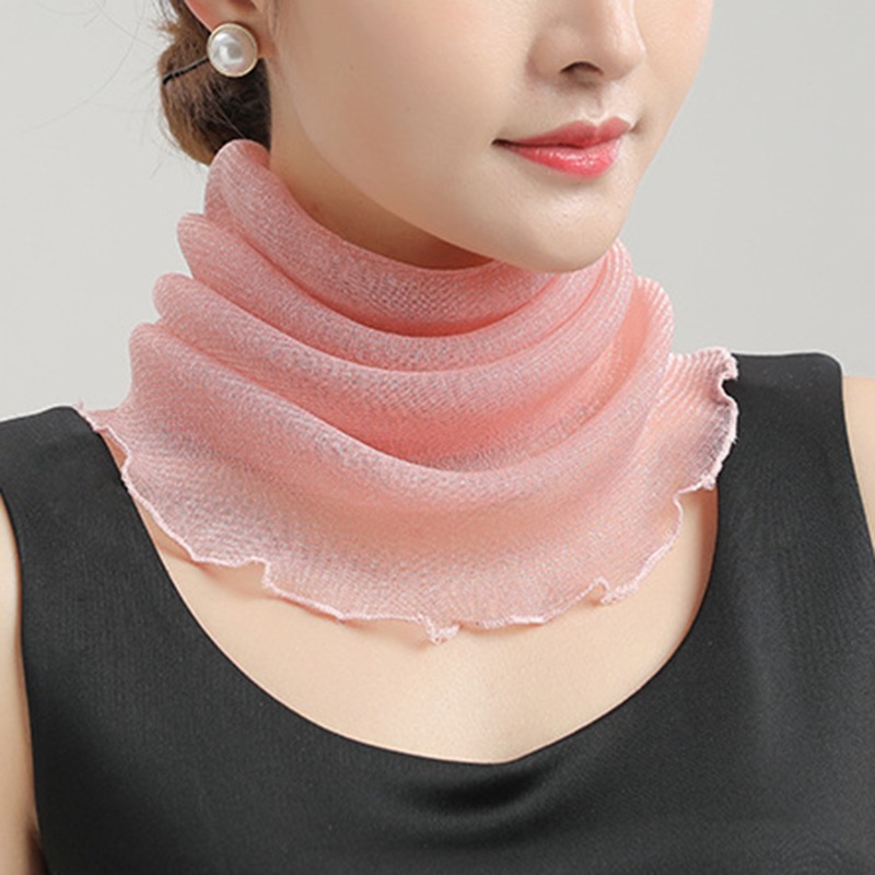 Spring Summer Chiffon Neck Col – Ascot Neck Scarf recenzja i cena