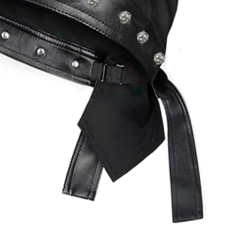 PU Leather Black Biker Cap Adj – Bandana Doo Rag recenzja i cena