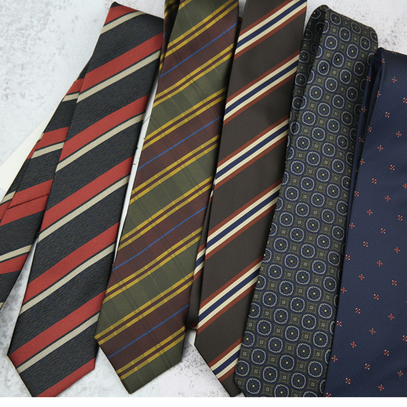 New Trendy Striped Neckties Fo – Skinny Tie Men recenzja i cena