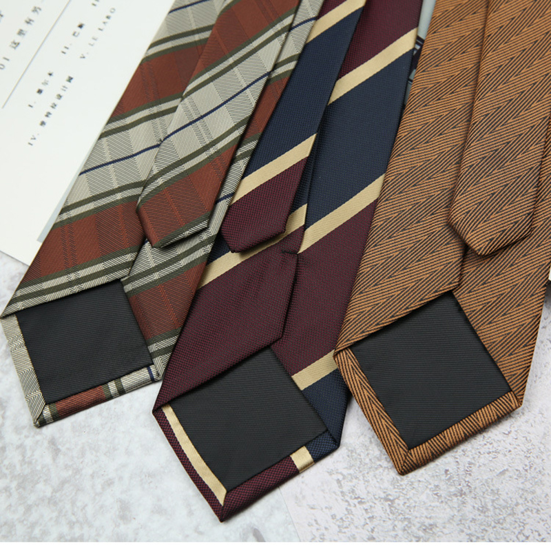 New Trendy Striped Neckties Fo – Skinny Tie Men recenzja i cena
