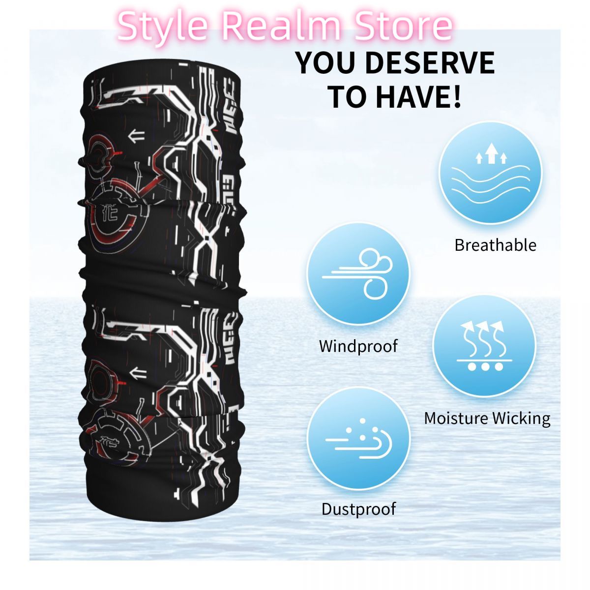 Custom Japanese Tokyo Flower T – Neck Warmer Tube recenzja i cena