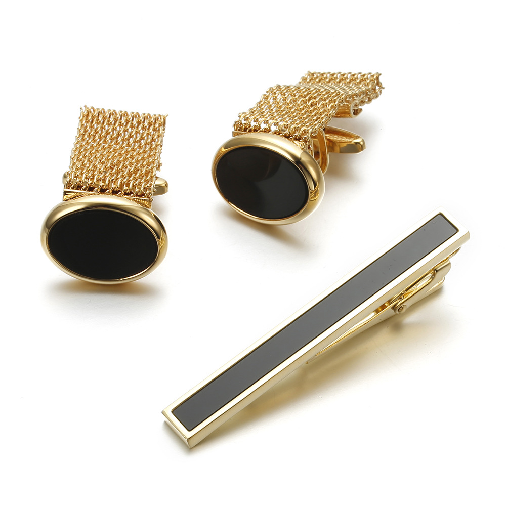 VAGULA New 9PCS Cuff links Tie – Tie Bar Set Gift recenzja i cena