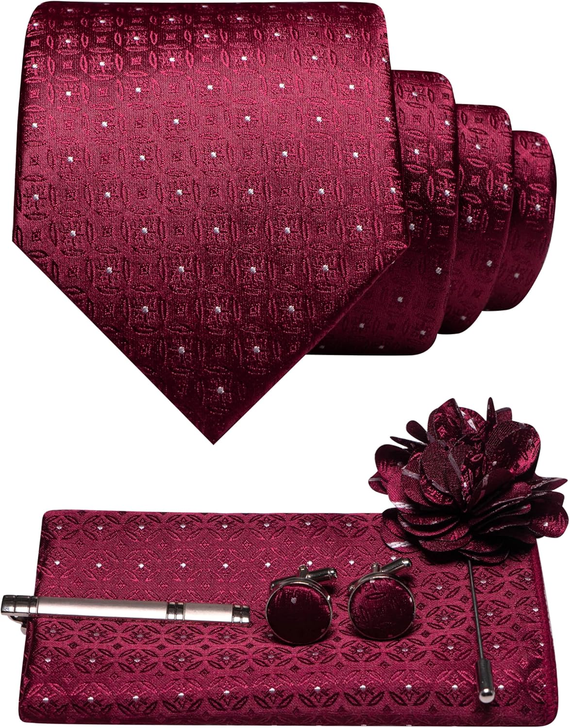 5PCS Men's Tie Set with Pocket – Pocket Square Set recenzja i cena