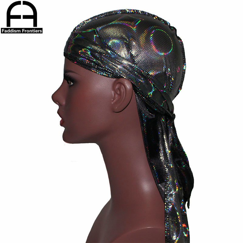 New Men's Colorful Sparkly Sil – Bandana Doo Rag recenzja i cena