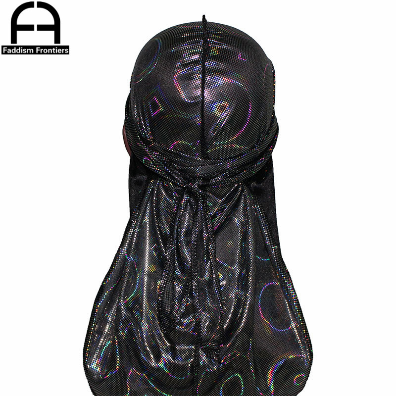 New Men's Colorful Sparkly Sil – Bandana Doo Rag recenzja i cena