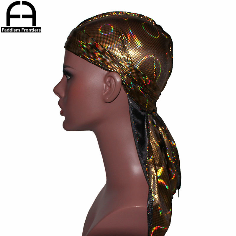 New Men's Colorful Sparkly Sil – Bandana Doo Rag recenzja i cena